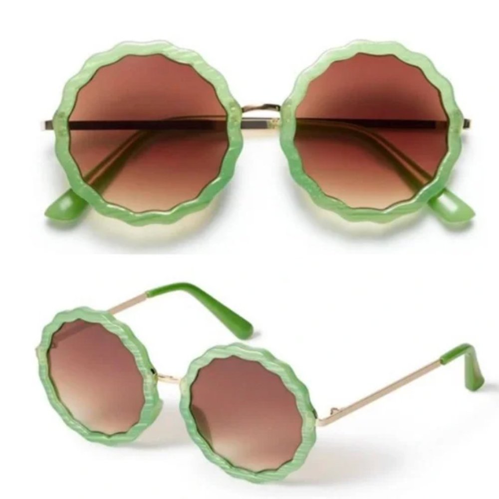 Agua Bendita x Target Scalloped Sunglasses NWT